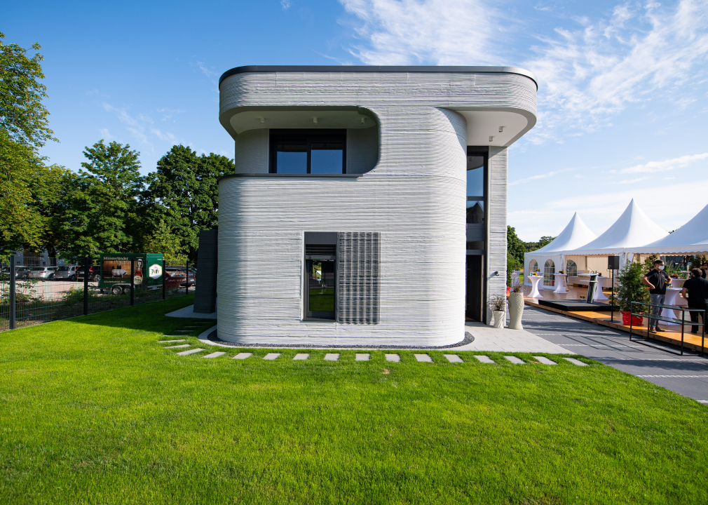 3D-printed concrete